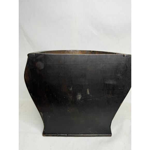 Vintage Wood & Weave Panel Decorative wall Planter - Picture 8 of 10